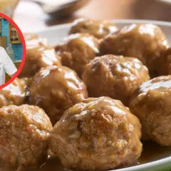 Albóndigas en salsa arguiñano, jugosas y caseras, listas para disfrutar. Un clásico de la cocina que nunca falla.