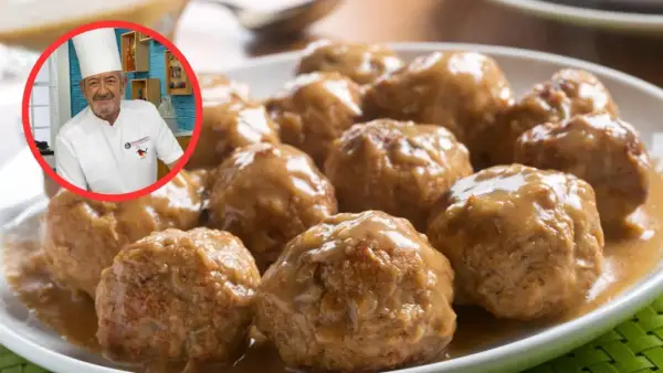 Albóndigas en salsa arguiñano, jugosas y caseras, listas para disfrutar. Un clásico de la cocina que nunca falla.